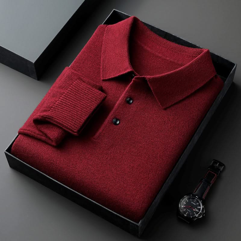 ELMWICK | Knit shirt with ribbed cuffs