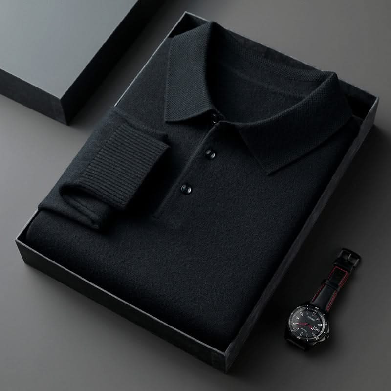 ELMWICK | Knit shirt with ribbed cuffs
