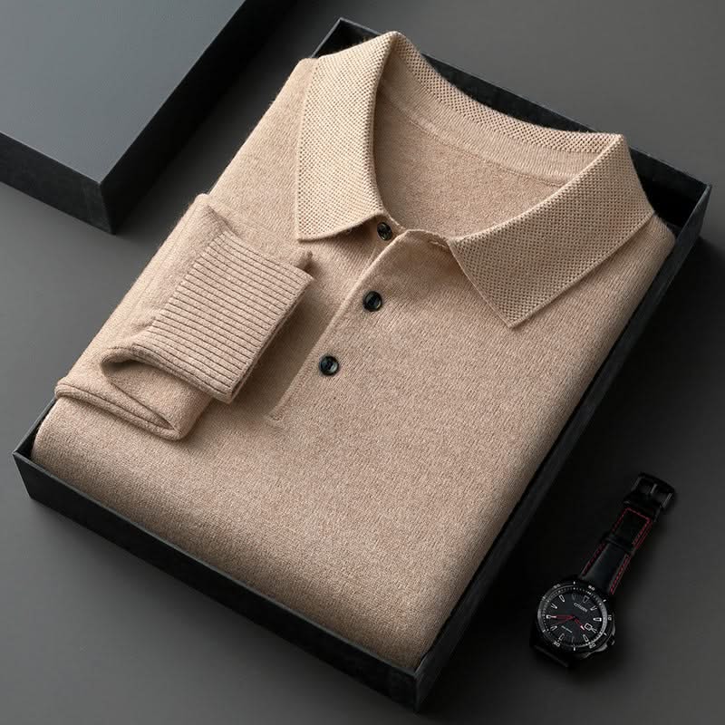 ELMWICK | Knit shirt with ribbed cuffs