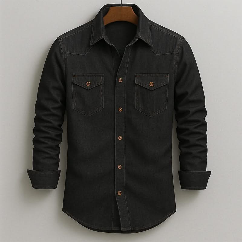 BEN SMITH | Denim shirt with chest pockets