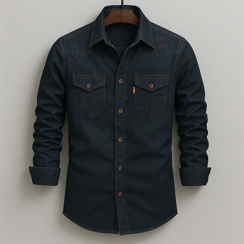 BEN SMITH | Denim shirt with chest pockets