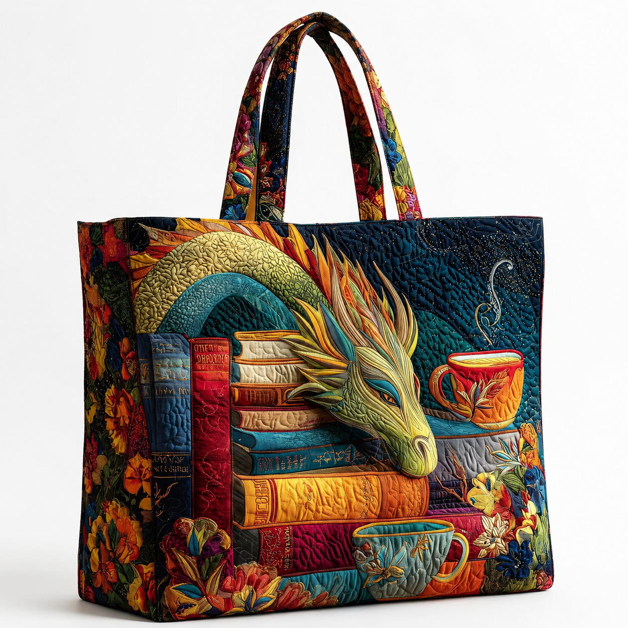 DRAGON | Tote bag with dragon print