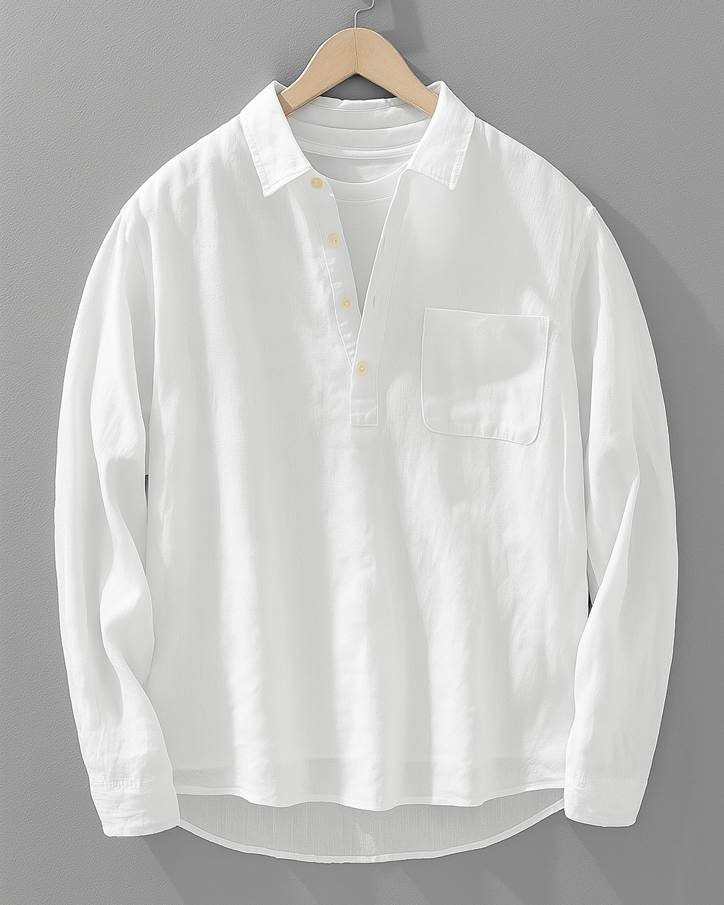 KYOTO | Shirt with half-placket detail