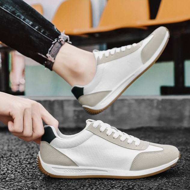 LYON | Retro sneakers with suede overlay