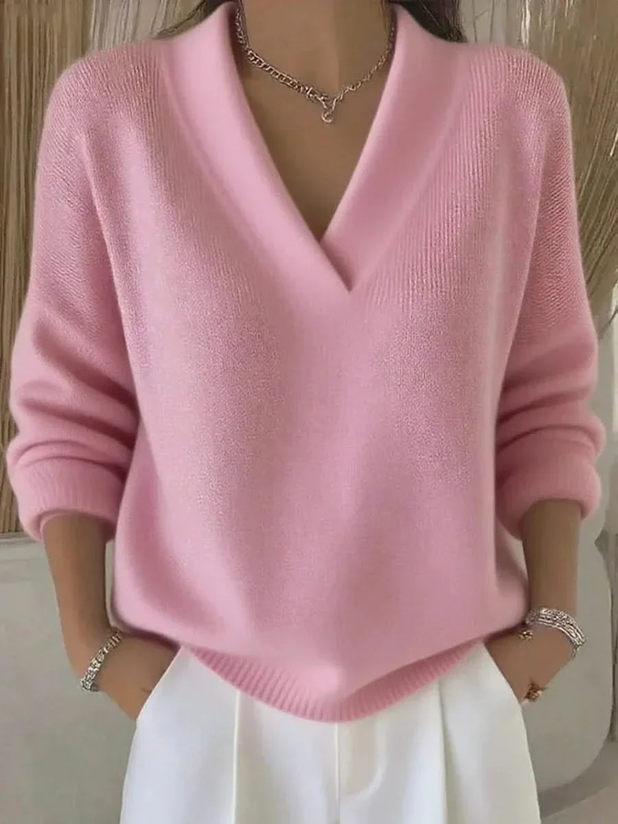 ROSEMERE | Relaxed knit with V-neckline