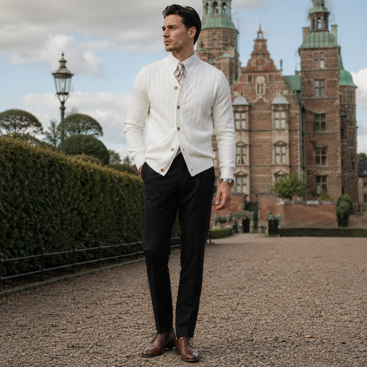 ARDEN | Slim-fit knit cardigan