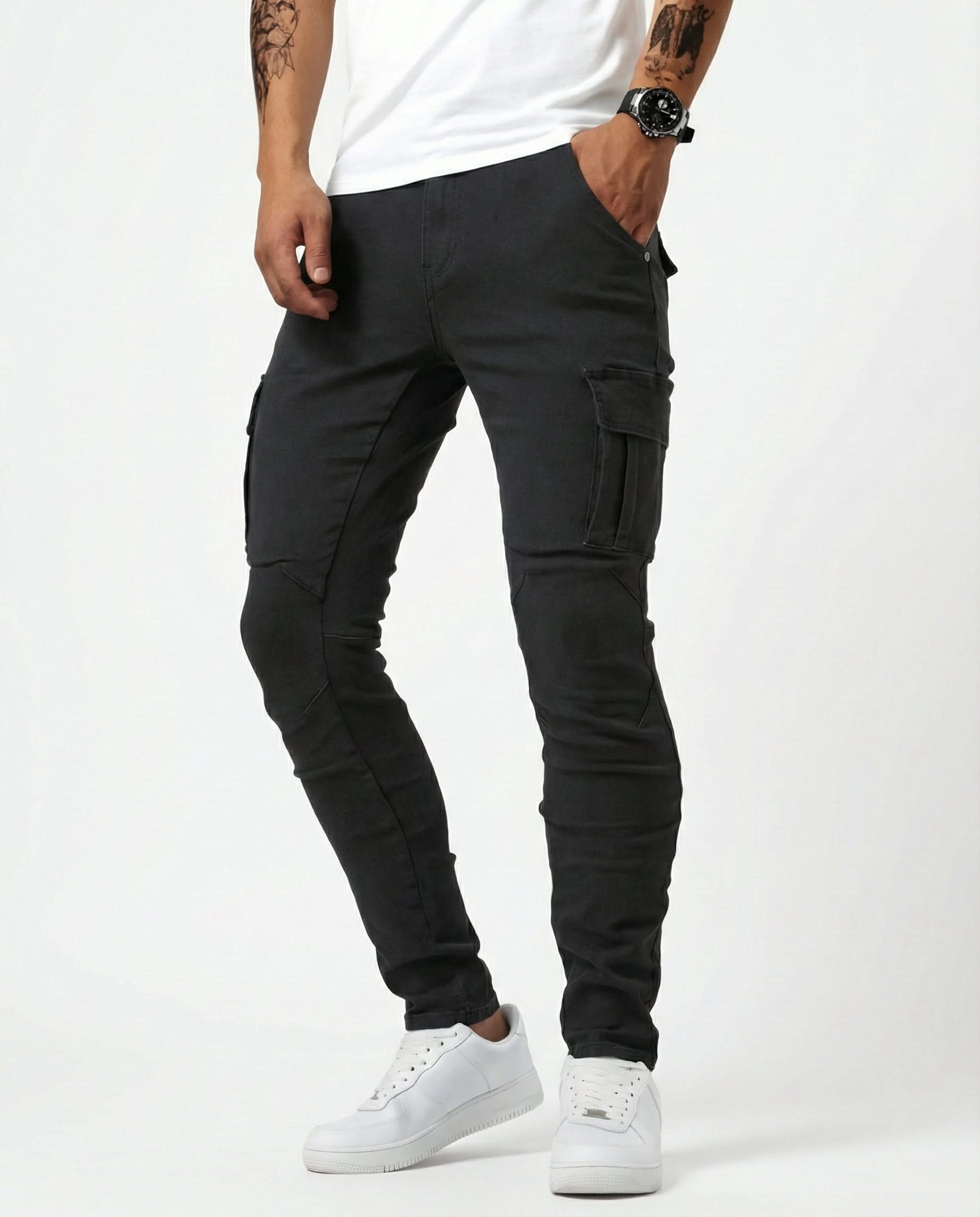 BEAUMONT | Slim-cut stretch trousers