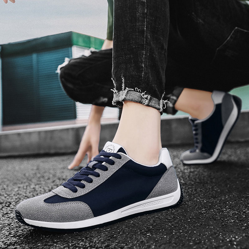 LYON | Retro sneaker with suede panels