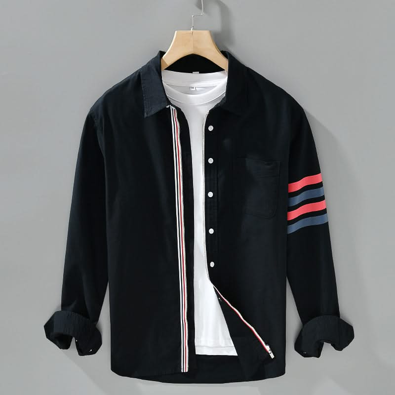 AUSTIN | Shirt with stripe trim