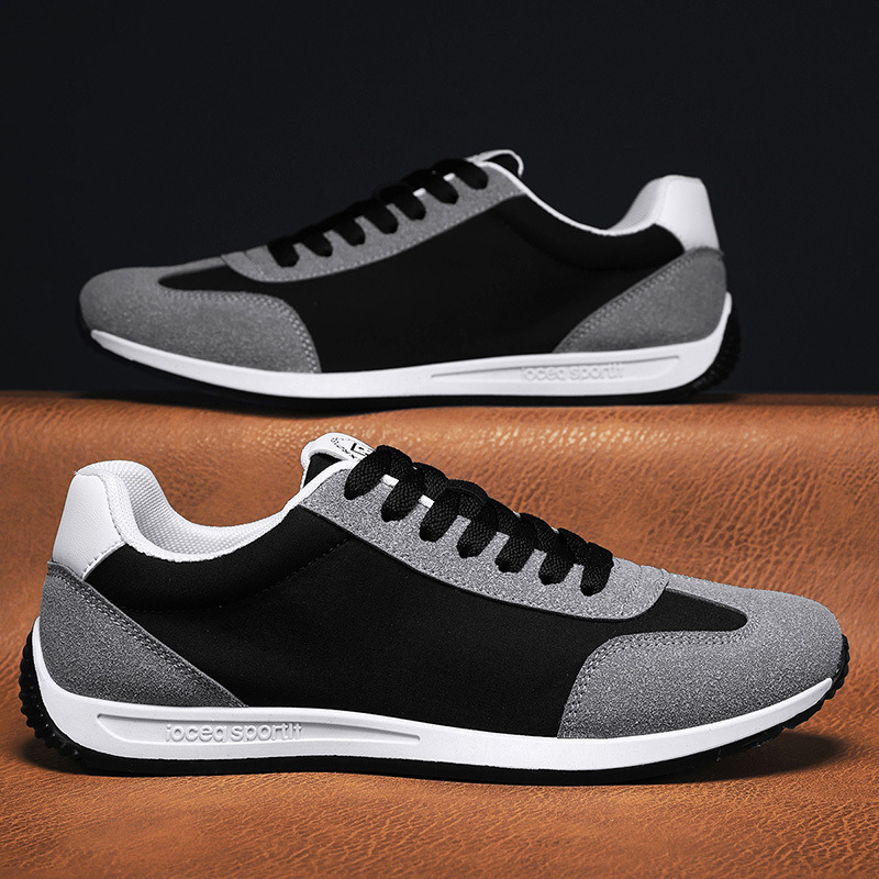LYON | Retro sneaker with suede panels