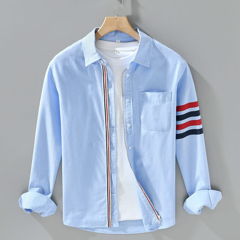 AUSTIN | Shirt with stripe trim