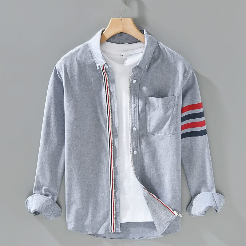 AUSTIN | Shirt with stripe trim