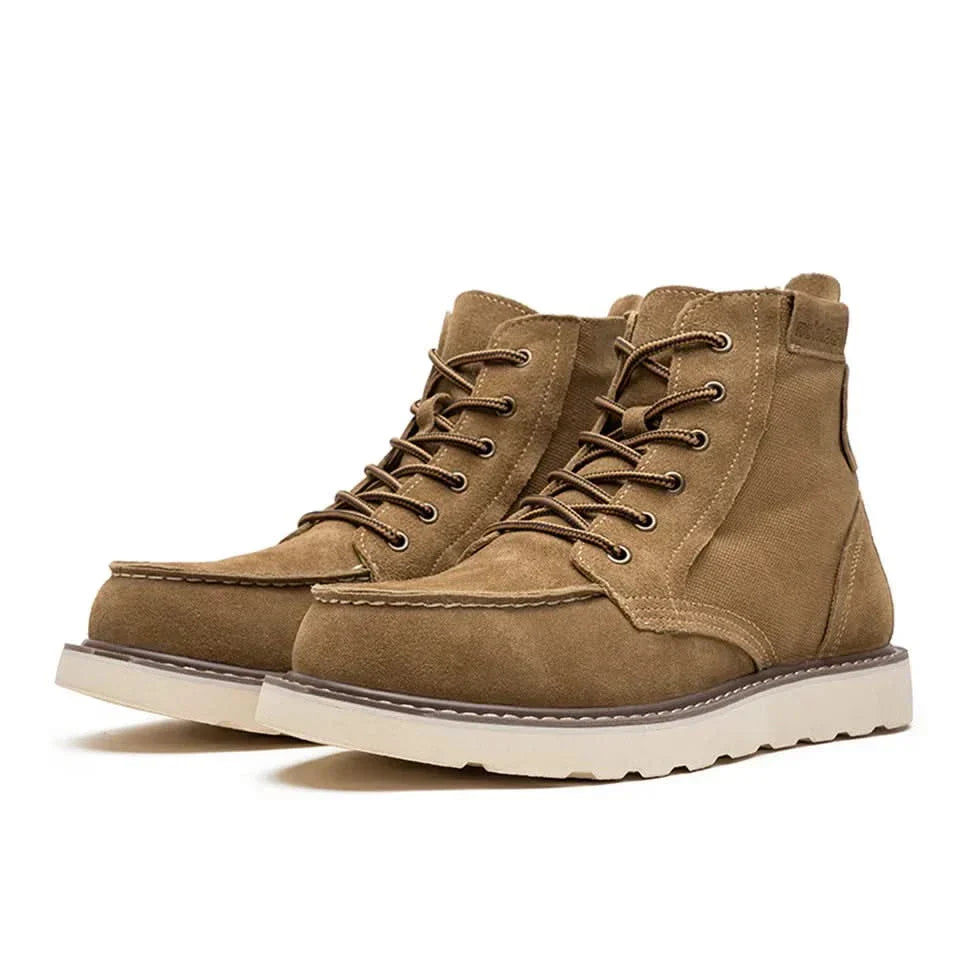 BRENDON | Boots with moc toe construction