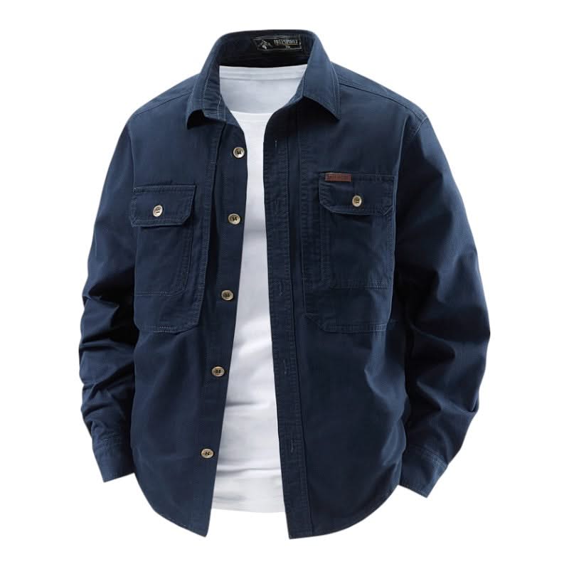 BEAU | Utility shirt with chest pockets