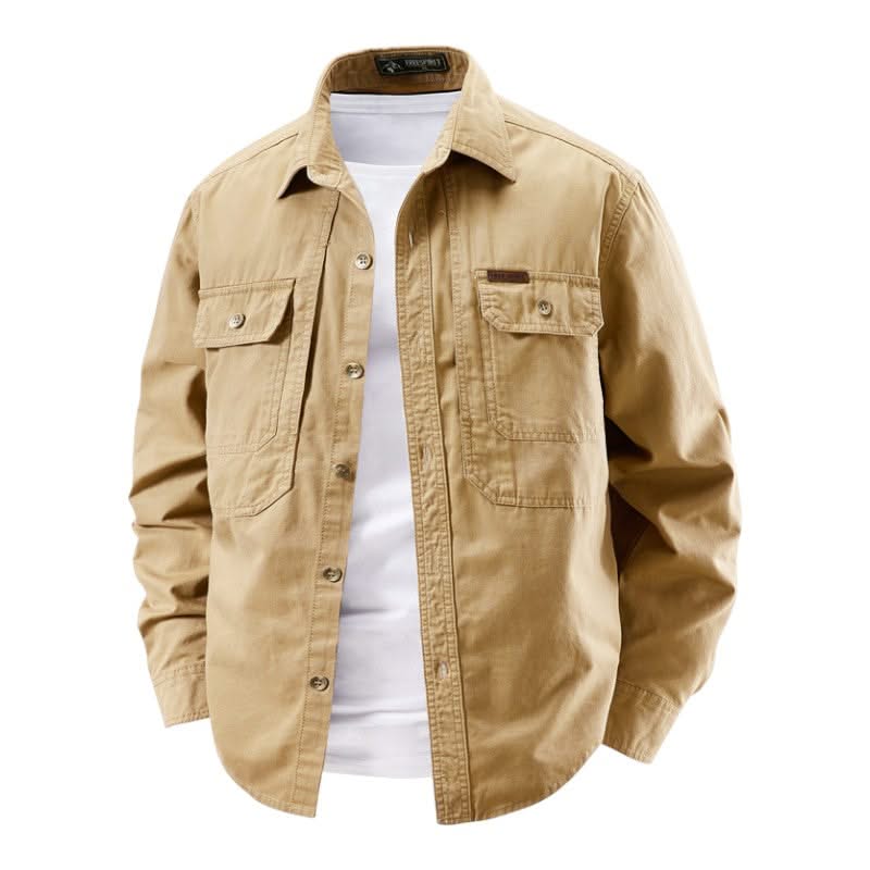 BEAU | Utility shirt with chest pockets