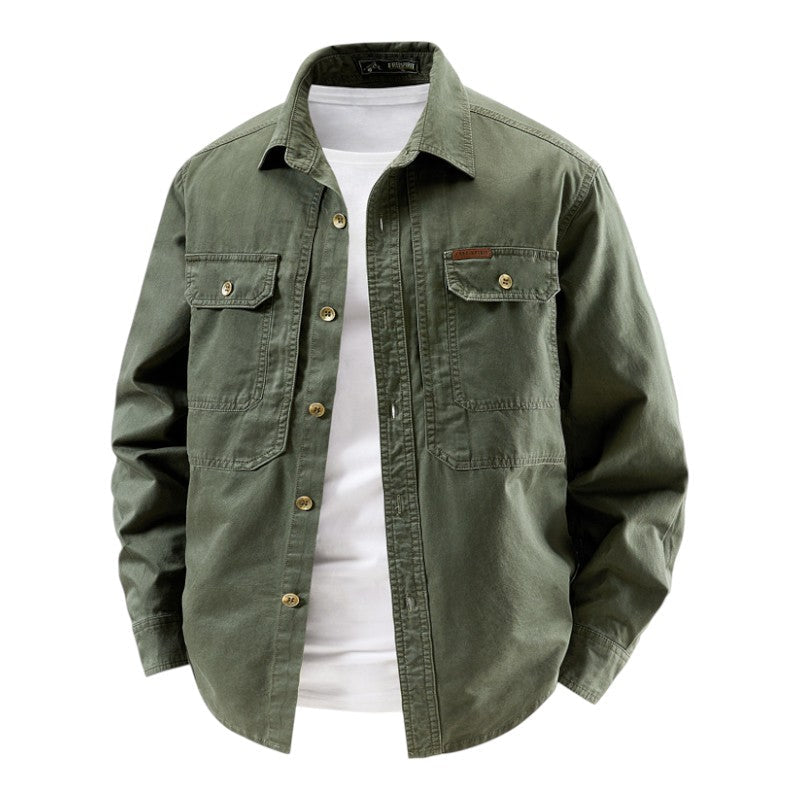 BEAU | Utility shirt with chest pockets