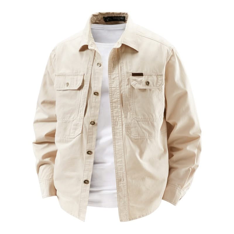 BEAU | Utility shirt with chest pockets