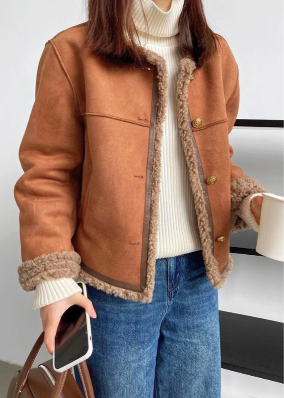 RUBY | Shearling-lined jacket