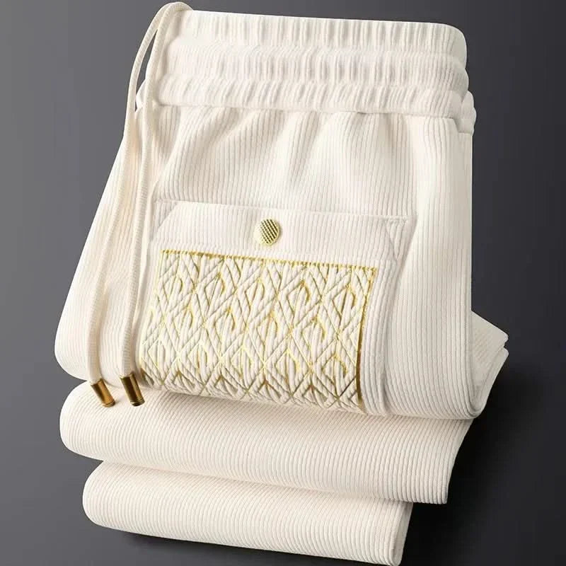 CAVO | Pants with ribbed texture