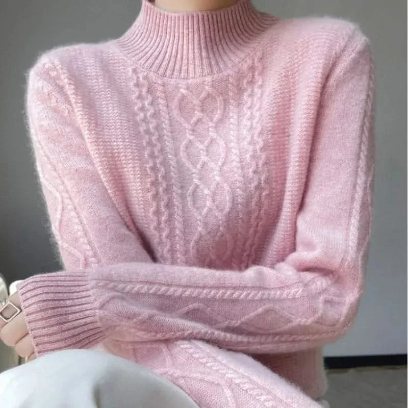 ELSIE | Turtleneck jumper with pattern