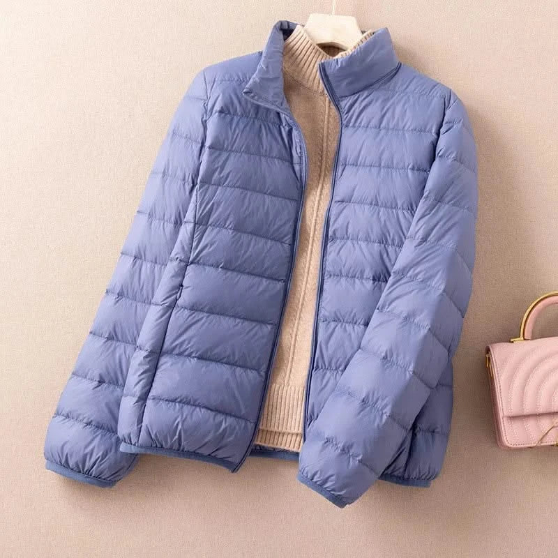 FREYA | Down jacket with stand collar
