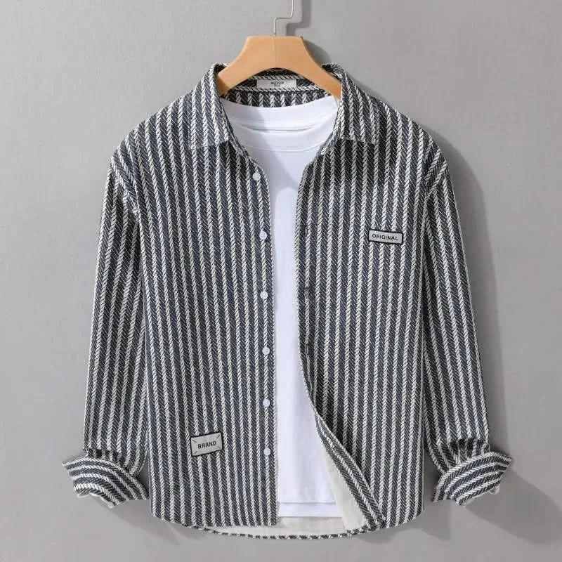HALDRIN | Layered shirt with dual hem