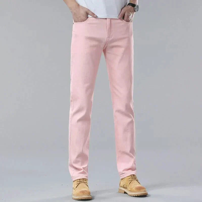 SARTORI | Stretch denim pants with colour
