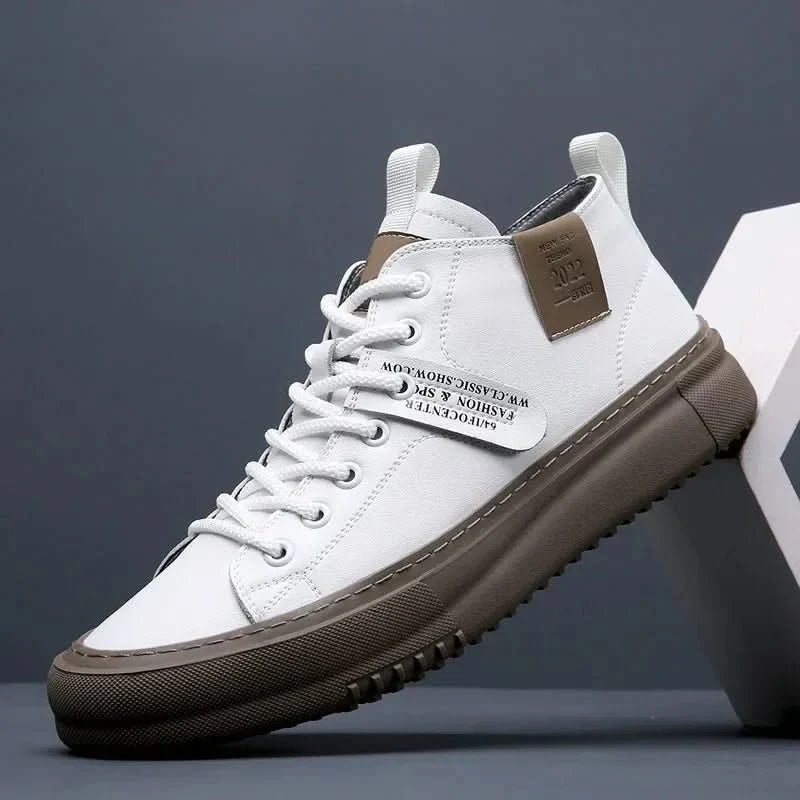 MARSTON | Leather sneakers with clean finish
