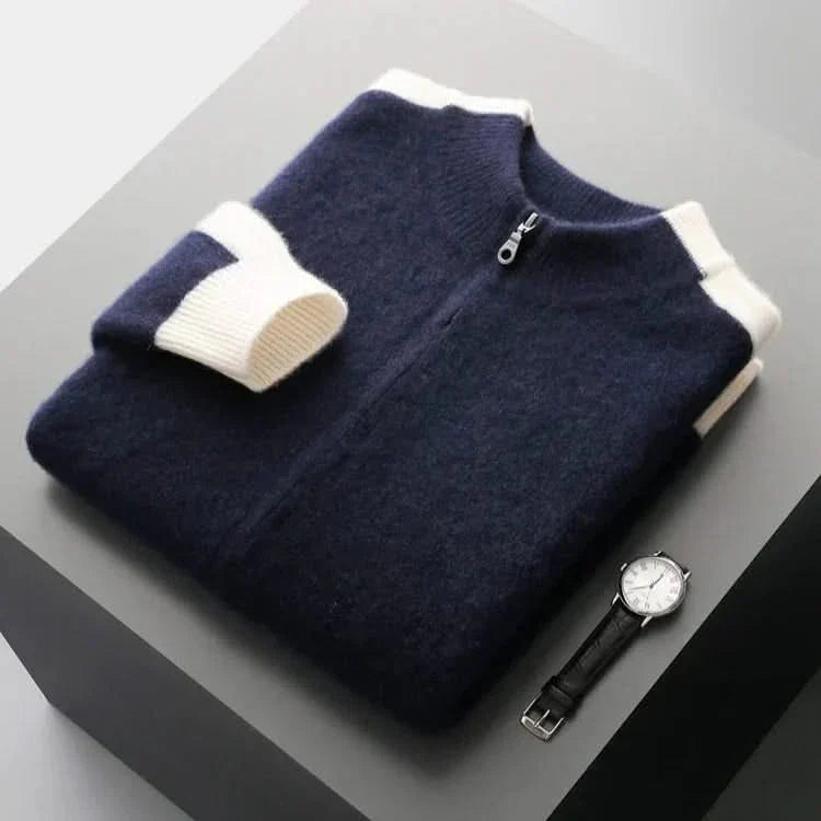 FERRARA | Zip-through cashmere jacket