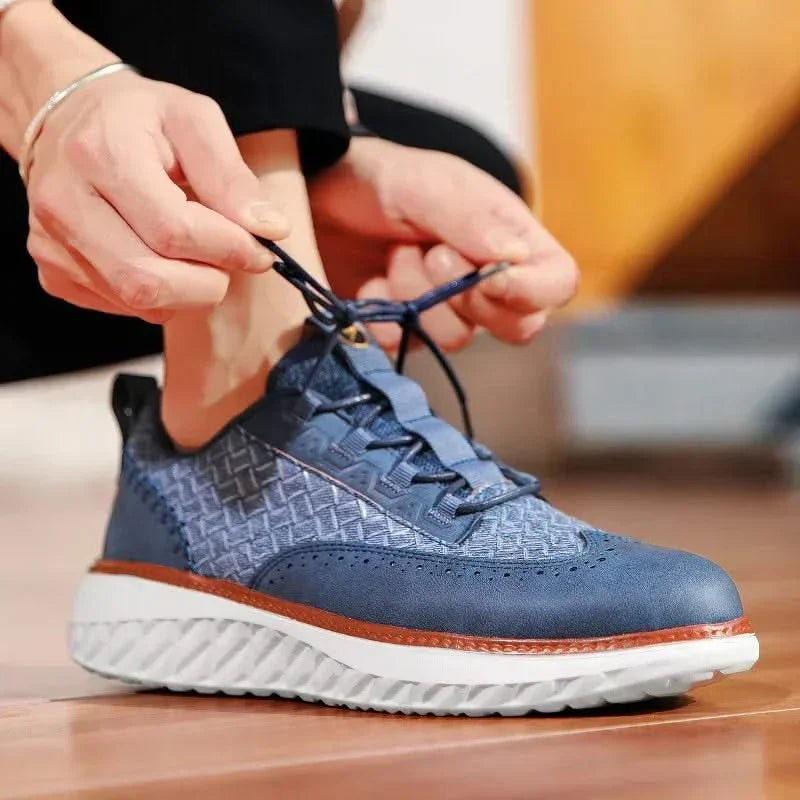 ALDEN | Leather sneaker with orthopedic insole