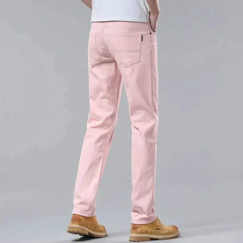 SARTORI | Stretch denim pants with colour