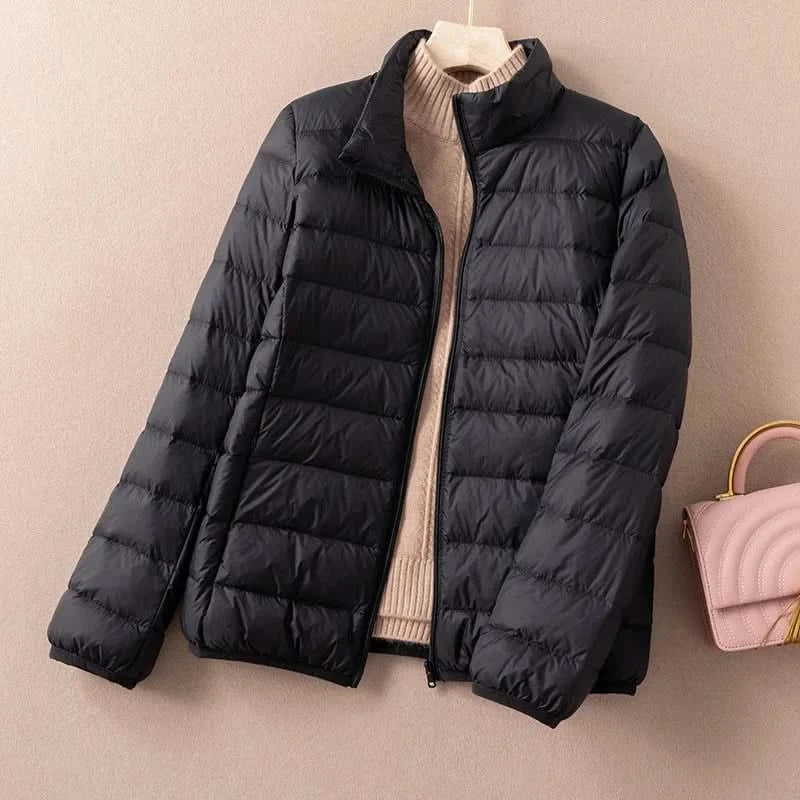 FREYA | Down jacket with stand collar