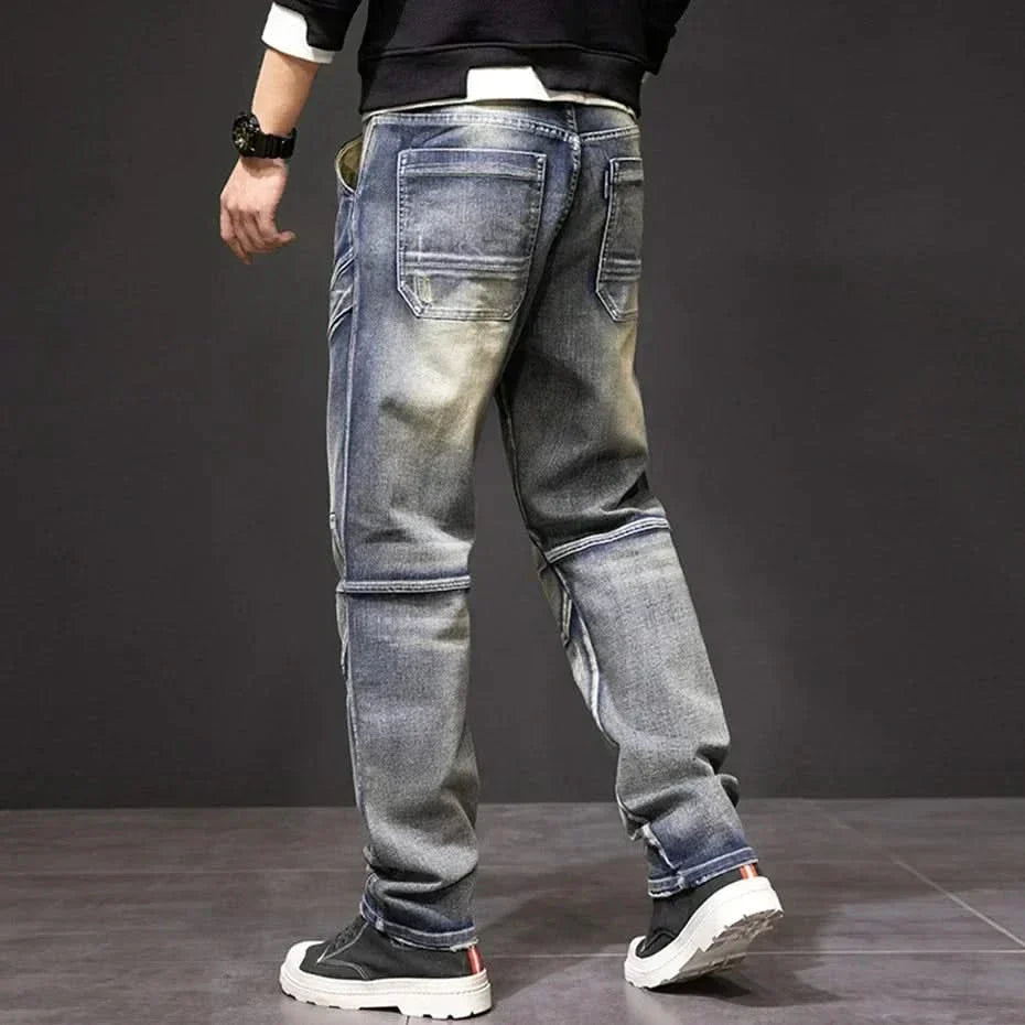 ROCCO | Straight jeans with faded finish