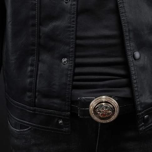CAMDEN | Leather jacket with tailored fit