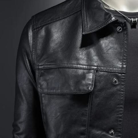 CAMDEN | Leather jacket with tailored fit