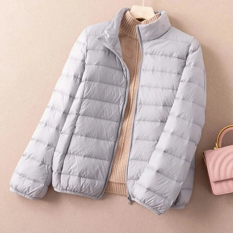 FREYA | Down jacket with stand collar