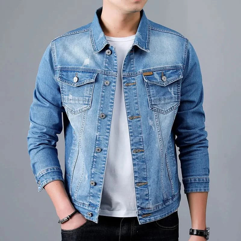 BILLY | Denim jacket with structured fit