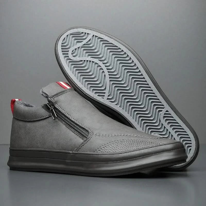 MORGAN | Leather sneakers with plush lining