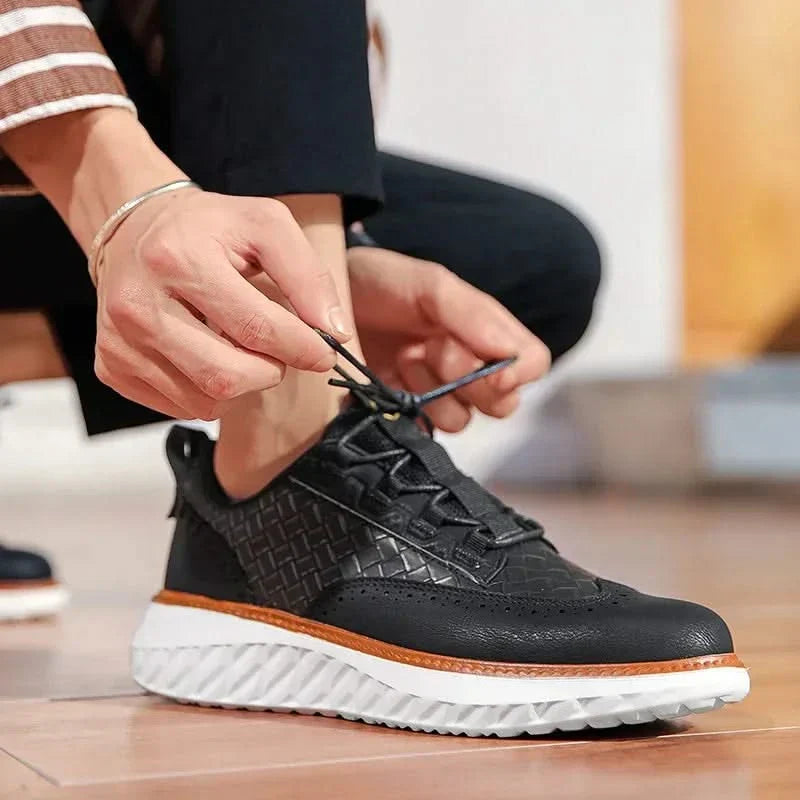 ALDEN | Leather sneaker with orthopedic insole
