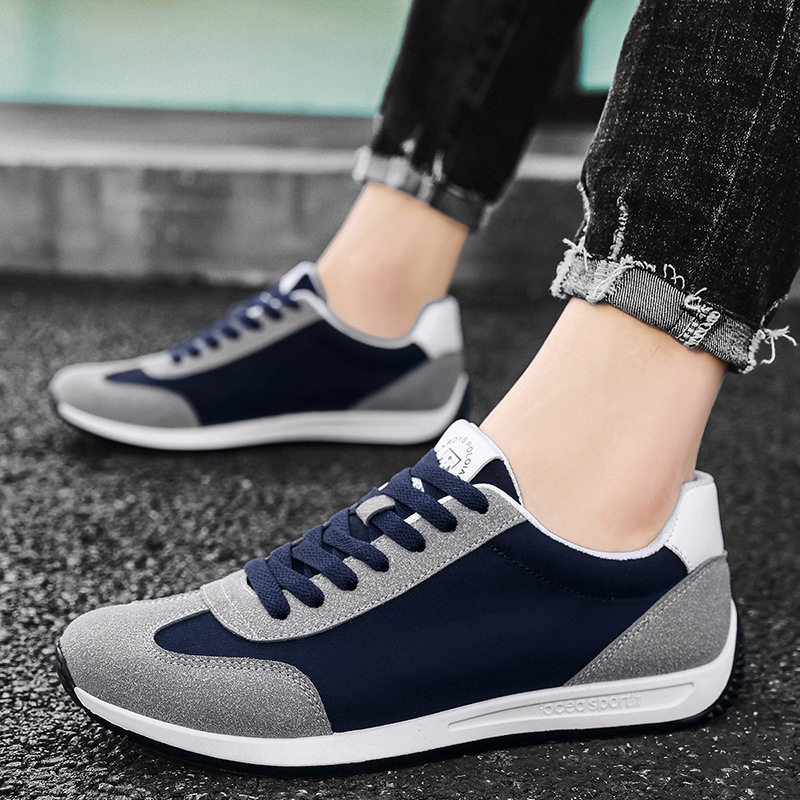 LYON | Retro sneakers with suede overlay