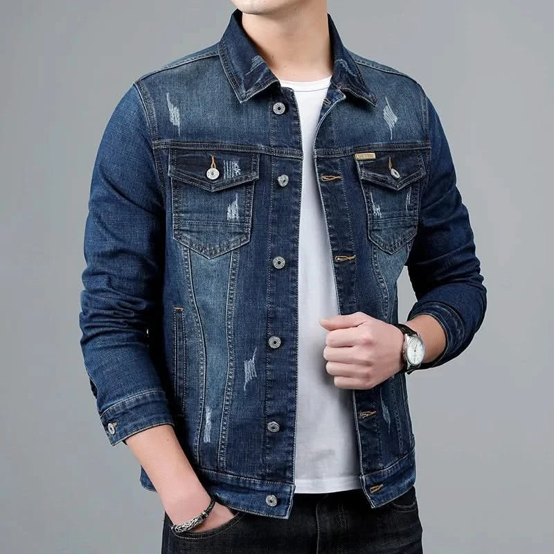 BILLY | Denim jacket with structured fit