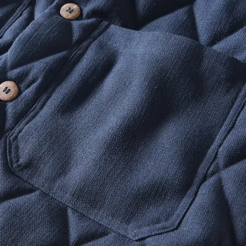 KINGSLEY | Quilted jacket with button front