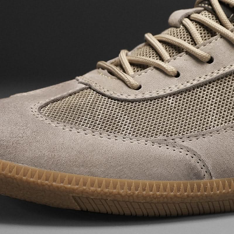CALVINO | Leather sneaker with stitch detailing