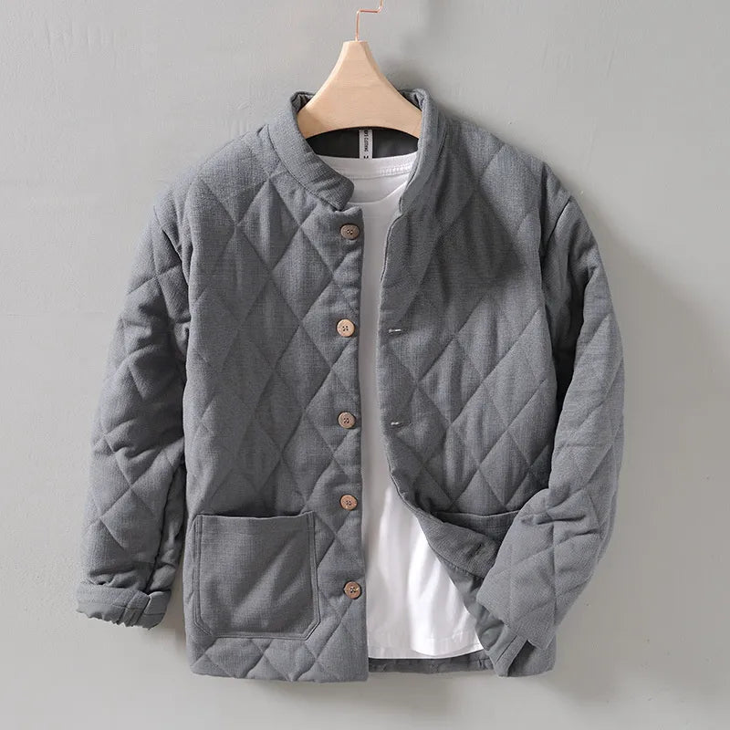 KINGSLEY | Quilted jacket with button front