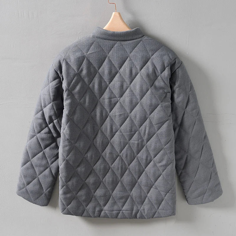 KINGSLEY | Quilted jacket with button front