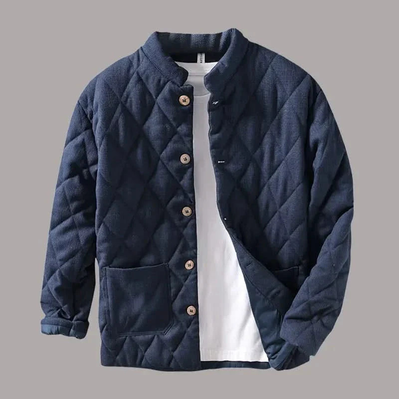 KINGSLEY | Quilted jacket with button front