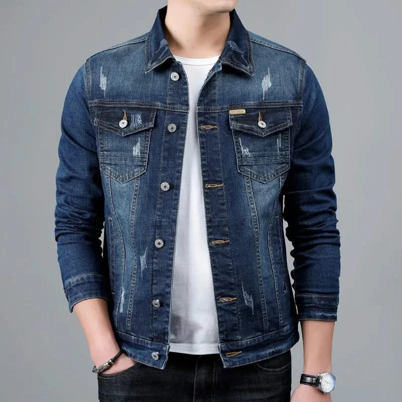 BILLY | Denim jacket with structured fit