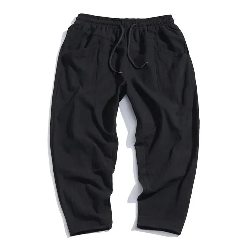 RILEY | Cropped pants with drawstring waist