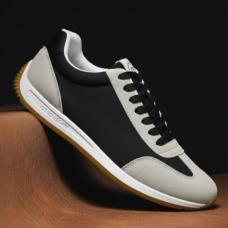 LYON | Retro sneaker with suede panels