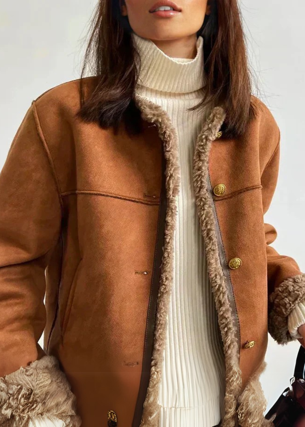 RUBY | Shearling-lined jacket